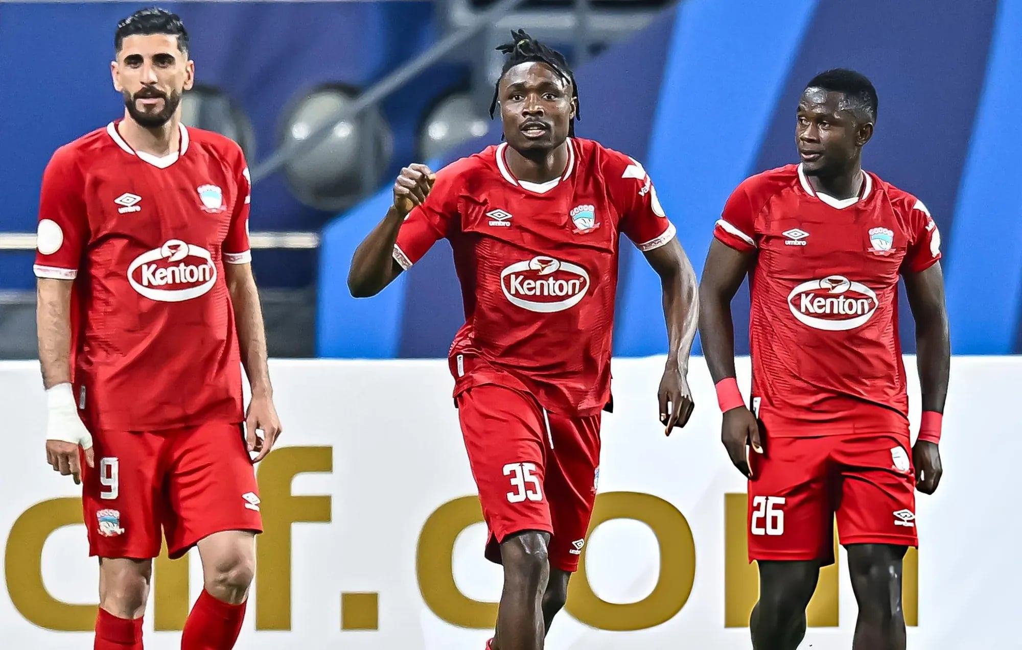 Aliyu Adam and Echeta Deputy with teammates